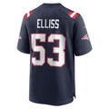 Perkns NE.Patriots #53 Christian Elliss Navy Game Retired Player Jersey