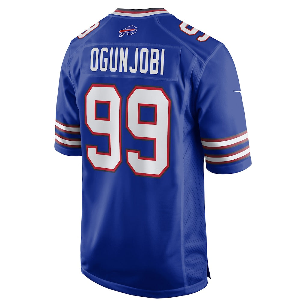 Perkns B.Bills #99 Larry Ogunjobi Royal Team Game Jersey