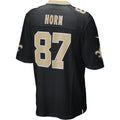 Perkns NO.Saints #87 Joe Horn Black Game Retired Player Jersey