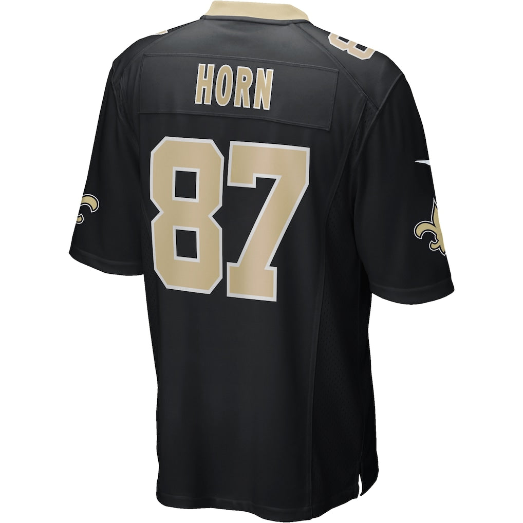 Perkns NO.Saints #87 Joe Horn Black Game Retired Player Jersey