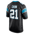 Perkns C.Panthers #21 Jeremy Chinn Black Game Jersey