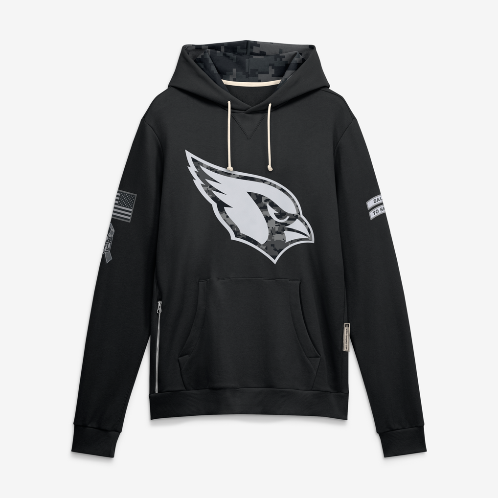 Perkns A.Cardinal Black 2026 Salute to Service Sideline Dri-FIT Pullover Hoodie Jerseys